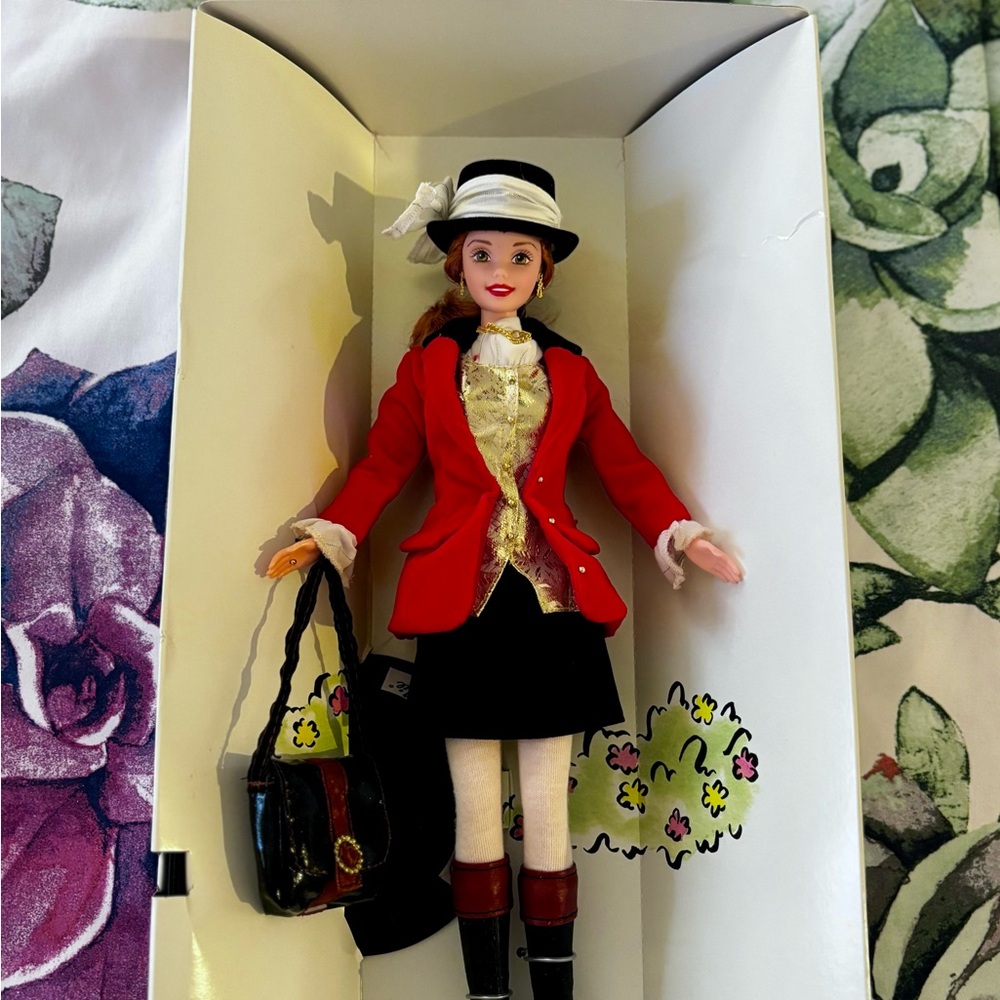 Spiegel Barbie Winner's Circle Box with Pastel Farm Illustration